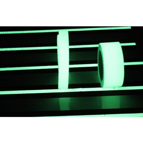 Custom Made Night Glow Sticker Adhesive Anti-skid Grip Strips Luminous Tape Adhesive Fluorescent Antislip 25 50mm x 5m