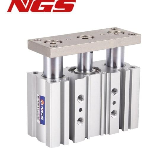MGPM MGPL MGPM12/16/20-10/15/20/25/30/40/50/60/75/100/125/150/170/200mm Compact Pneumatic Air Cylinder With Guide Rod Cylinder