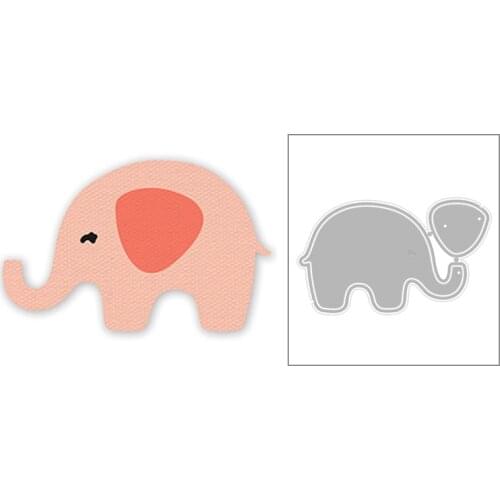 2020 Hot New DIY Animal Elephant Baby Mould Embossing Metal Cutting Dies Foil and Scrapbooking For Card Making Crafts no stamps