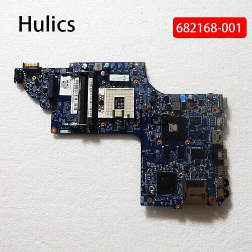 Hulics Original Laptop motherboard for HP Pavilion DV6T-7000 DV6-7000 682168-001 mainboard DDR3 main board