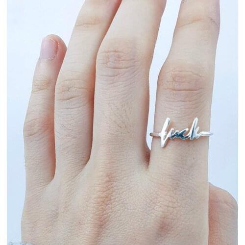 Fashion Women Jewelry Luck Ring Dainty Bridal Rings