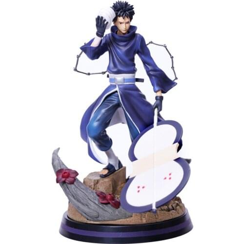 Naruto PVC Action Figure Uchiha Obito Statue Model Toys Anime Naruto Shippuden Uchiha Obito Figurine Doll Children Gift 31cm