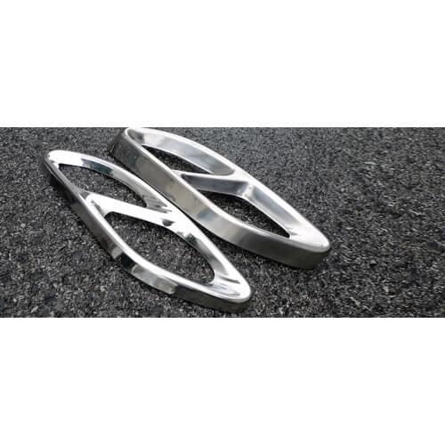 Car Exhaust Pipe Tail Cover Trim For Mercedes Benz E-Class W213 All-Terrain W205 GLC C A Class A180 A200 W176 2015 2016 2017 AMG