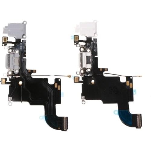 New USB Charging Port Connector Mic phone Earphone Jack Flex Cable Parts For iPhone 6S