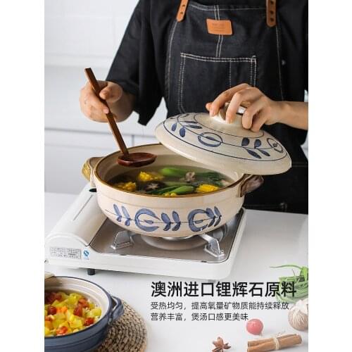 High Temperature Resistant Casserole Household Gas Stove Juego De Ollas Clay Pot Cooking Pots