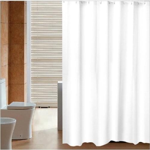 Shower Curtain White Clear Waterproof PEVA Mildew Proof Odorless Environmental Curtains Home Decoration Bathroom Accessories