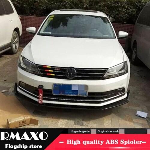 For J etta ABS Rear Bumper Diffuser Protector For 2015 Volkswagen Sagitar Body kit bumper rear Front shovel lip rear spoiler
