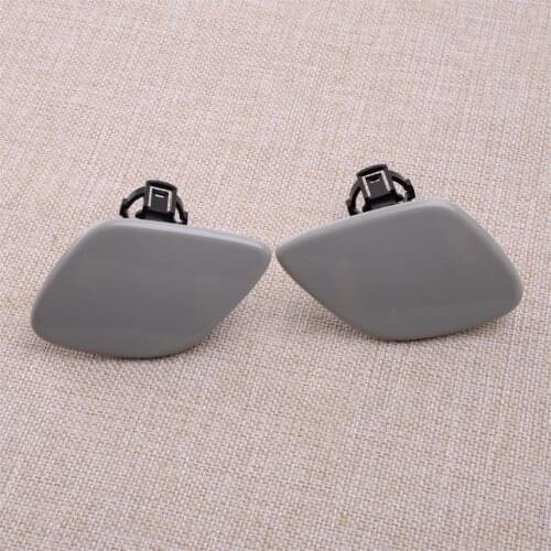 1 Pair Left Right Car Front Bumper Headlight Washer Jet Nozzle Cover Cap 85382-48020 85381-48060 Fit for Lexus RX400H 2006-2008