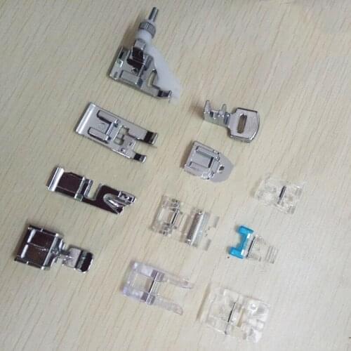 11pcs/set Different Features Sewing Machine Foot Combination 505A Dedicated Sewing Feet Suit for Home Sewing Machine Accessories