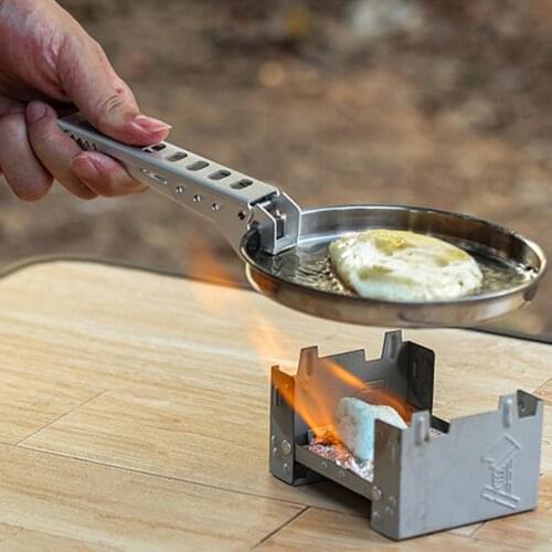 Anti-Scald Pot Pan Bowl Gripper Outdoor Camping Cookware Folding Handle Holder Clamps Hollow Out Cookware Handle Clip