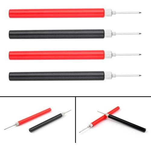 Artudatech 2Set Solderless Multimeter Pen Test Probe Pin For Dia. 2MM Cable Leads