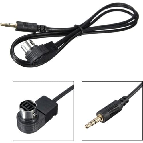 Car Auto 3.5mm Aux Jack Input Converter Cable Adaptor For Ipod/Iphone Mp3 Alpine Ai Net