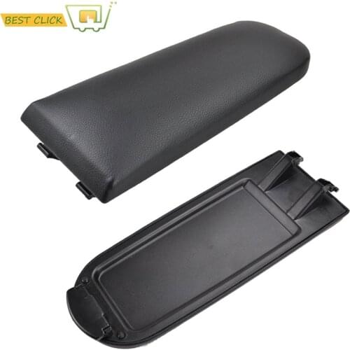 Car Armrest Cover Latch Center Console Lid For Seat Ibiza 6J PU Leather Arm Rest Cap Auto Accessories