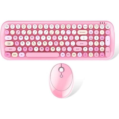 Bluetooth Keyboard Mouse Sets For Pad Tablet Mobilphone Bluetooth and 2.4GHz Dual Mode Keyboard Mouse Application for Tablet