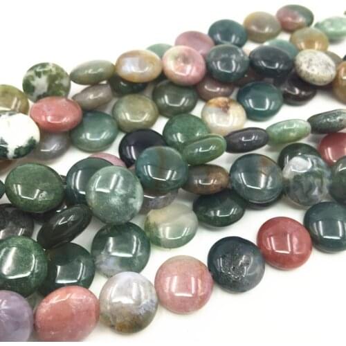 10mm 12mm Onyx Agates Loose Beads Natural Stone Coin Beads for Jewelry Making DIY Necklace Bracelet Accessories Finding 15" A257