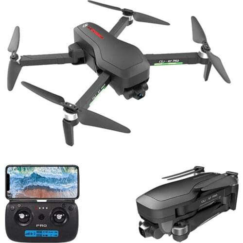 CSJ X7 PRO Foldable GPS RC Drone with Camera 4K 5G Wifi 2-axis Gimbal Brushless Quadcopter Optical Flow Positioning Track Flight