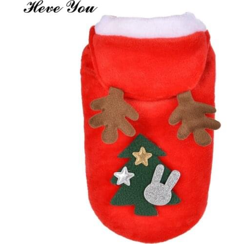 Heve You Clothes Christmas Dogs Pets Clothing Winter Dog Coat Puppy Chihuahua Clothes For Dogs Sweater Teddy Hoodies XS~XL