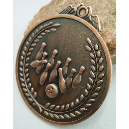 Medals gifts award trophi Bowling Trophy Small Medals Gifts Award School Sports Game Communication Ability/self-confidence