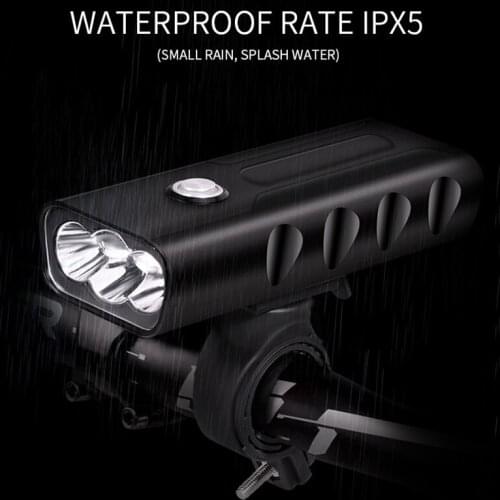 Strong Power T6 XM-L2 Led Bicycle Lighting USB Rechargeable Bike Headlight 5200mAh 10HRS Cycle Mountain Lamp Riding Night Light