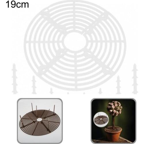 Not Easy Deformed Unique Round Shape Easy Assembly Plant Pot Cover Portable Soil Guard Cover Cuttable for Yard