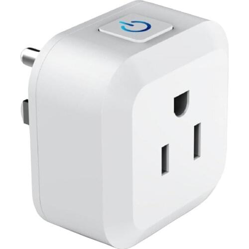 NEW-S11 Mini Wifi Switch Plug Smart Timing Voice Control Wireless Smart Socket Work for Alexa Google Home Tuya APP, US Plug