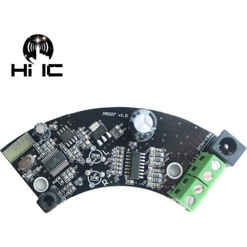 Audio Bluetooth Power Amplifier Board 2 Channel Ceiling Speaker Background Music Amplifier 2.0*12W ~2.0*35W DC12V~19V