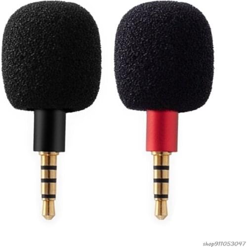 Portable Small Microphone Mini Plug in Mic Megaphone 3.5mm Jack for Smartphone Omnidirectional Vocal Recorder ju23 21 wholesales