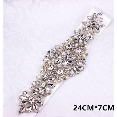 Crystal Sash Ribbon Belt Casual Evening Party Dress Waist Accessory Newest Design Rhinestone Wedding Belt For Women