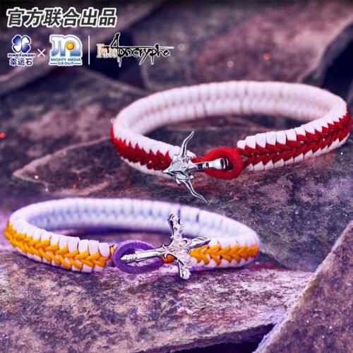 Fate Apocrypha Anime Bracelet Hand Strap Jeanne D'arc Mordred Saber Ruler Cosplay Fate Grand Order fgo FA Gift