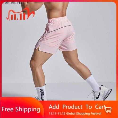 Sports Shorts Breathable Thin Loose Elastic Quick-drying Sports Shorts Mens Running Training Fitness Shorts Three-point Pants