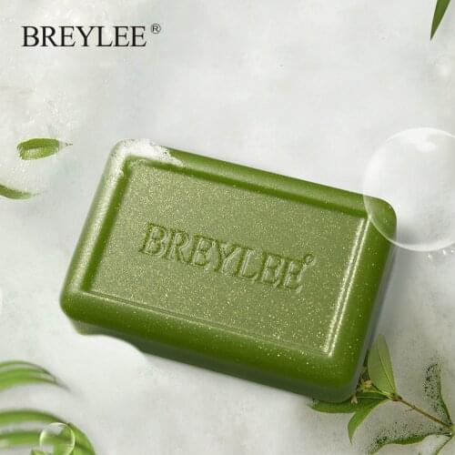 BREYLEE Acne Clearing Soap Bar Removal Acne Oil Control Deep Cleansing Face Body Cleaning Pore Deep Moisturizing Smooths Skin