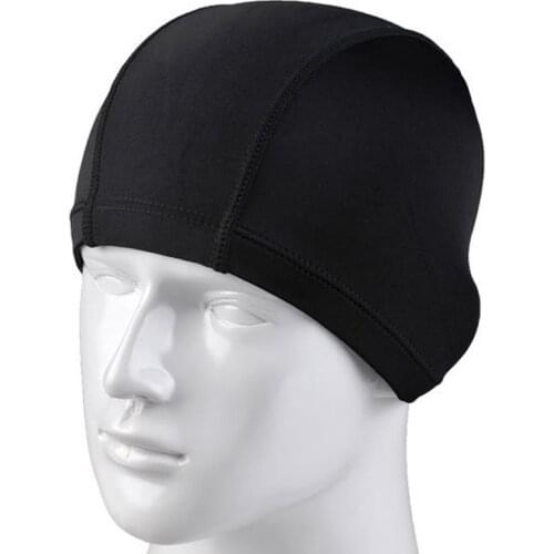 High-grade nylon fabric swimming cap solid color unisex fashion printing adult swimming cap swimming pool