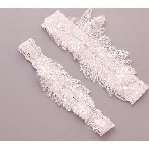 Girl Sequined Lace Wedding Garters Sexy Garters for Women Bride Thigh Ring Bridal Leg Garter Cosplay Sequin leg band TH02
