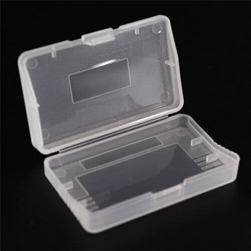 Hard Clear Plastic Cases Dustproof Cover Game Cartridge Card Case Box For Nintendo Gameboy GBA SP GBP 65x40x8mm