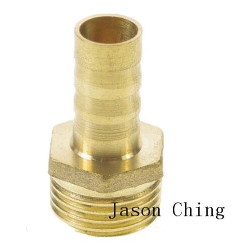 1/2" BSPP Connection Male-12mm barbed Hose Brass Adapter Coupler Connector QTY.5