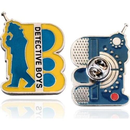 Anime Detective Conan Communicator Brooch Cosplay Costumes Badge Props Accessories Necklace Funny Small Gift