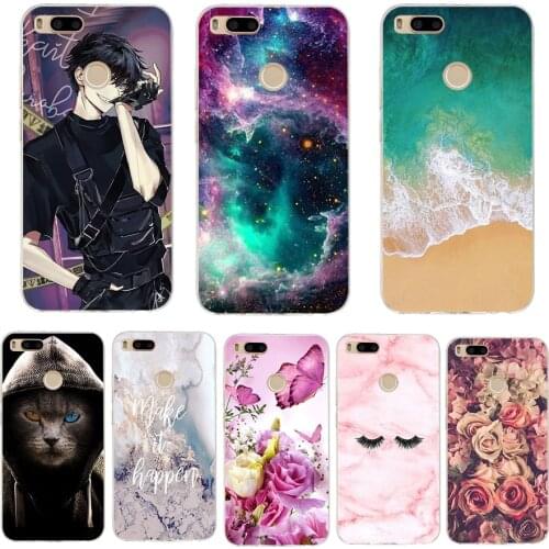 Cover For Xiaomi MI A1 Case mi 5x Full Protection Soft tpu Back Cover Phone Cases For Xiomi MI A1 5x bumper Coque animal