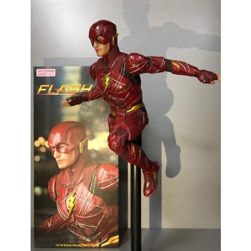 Team of Prototyping DC Flash Super Hero 30cm Statue PVC Action Figure Collectible Model Toys