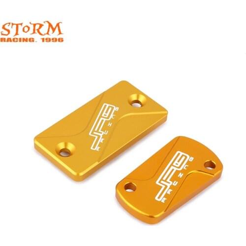 Front & Rear Brake Reservoir Fluid Cover For SUZUKI RM125 RM250 2004-2008 RMZ250 2004-2019 RMZ450 2005-2019 RMX450Z 2010-2017