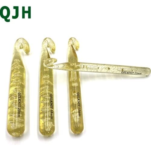 12mm 15mm 18mm 20mm crochet hooks crochet Plastic Knitting Needles Pins for Thick Yarn DIY Crafts Sewing Knitting weaving Tools
