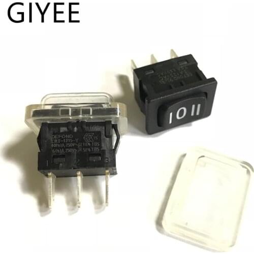 Rocker switch warping switch CRT-1215-Y-BAU34-04 3pin 3gear CRT-1215-Y 7.5A 250VAC 15A 125VAC