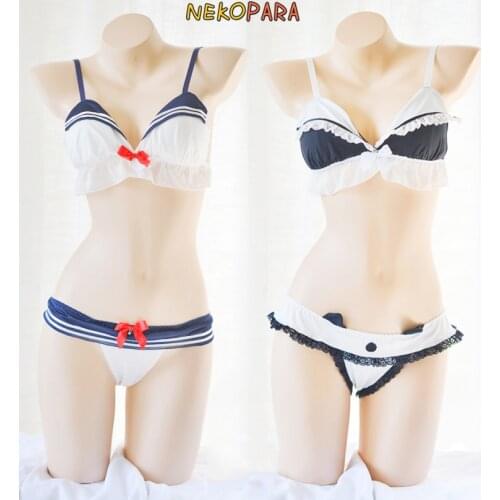 Sailor Moon & Panda Cute Japanese Milk Silk Bra & Panties Set Wirefree Soft Underwear Sleep Intimates Set Kawaii Lolita