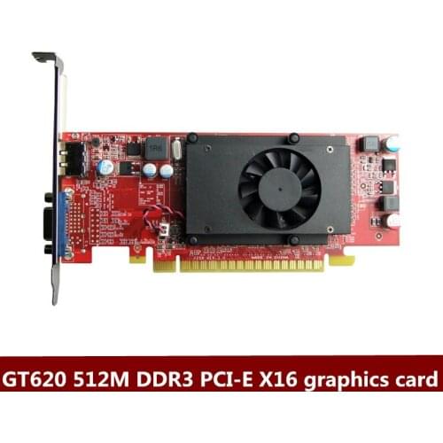 Original GT620 512M DDR3 PCI-E X16 graphics card is suitable for Lenovo desktop MSI half-height full-height card
