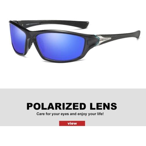 DUBERY Polarized Sports Sunglasses for Men Women Cycling Driving Fishing Sun Glasses 100% UV Protection Mirror Lens Goggles