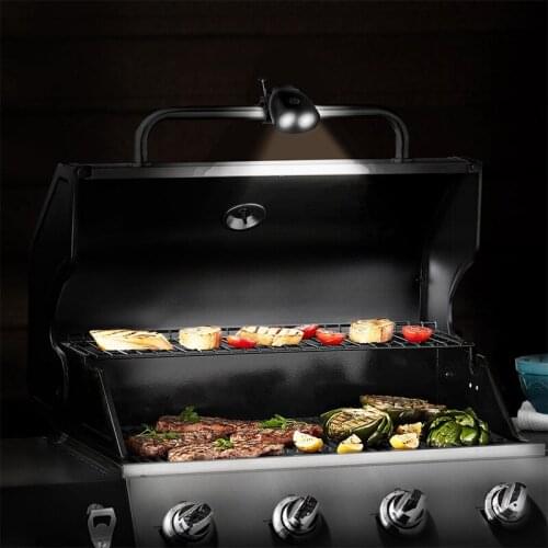 Portable Bright LED Lights BBQ Grill Light with Handle Mount Clip for Barbecue Outdoor Accessory