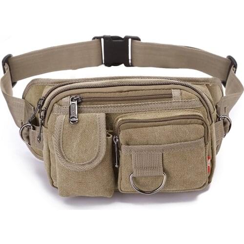 Men Military Cycling Waist Fanny Pack Bum Belt Bag Pouch Travel Hip Purse Male New Fashion Chest Bags