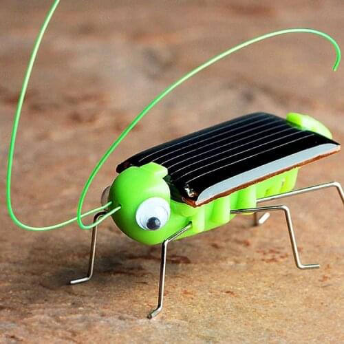 Solar Power Energy Crazy Grasshopper Cricket Kit Toy Kids Toys Teaching Aid солнечные батареи NSV