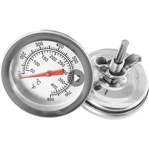 BBQ Temperature Dial Waterproof Non-Fog BBQ Temperature Dial Stainless Steel Thermometer Kitchen Cooking Food Tools Direct Sales