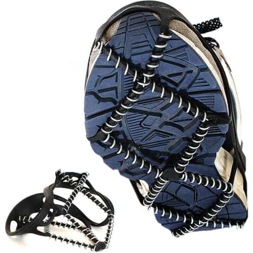 Outdoor Spring Shoe Cover Thick City Simplicity Anti-slip Crampons Mountain Climbing Spikes Anti-slip Booties Snow Claw