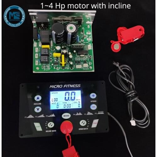 Universal Treadmill Motor Controller Set Speed Control Kit With LCD Display Suitable for DC Motorized Running Machine